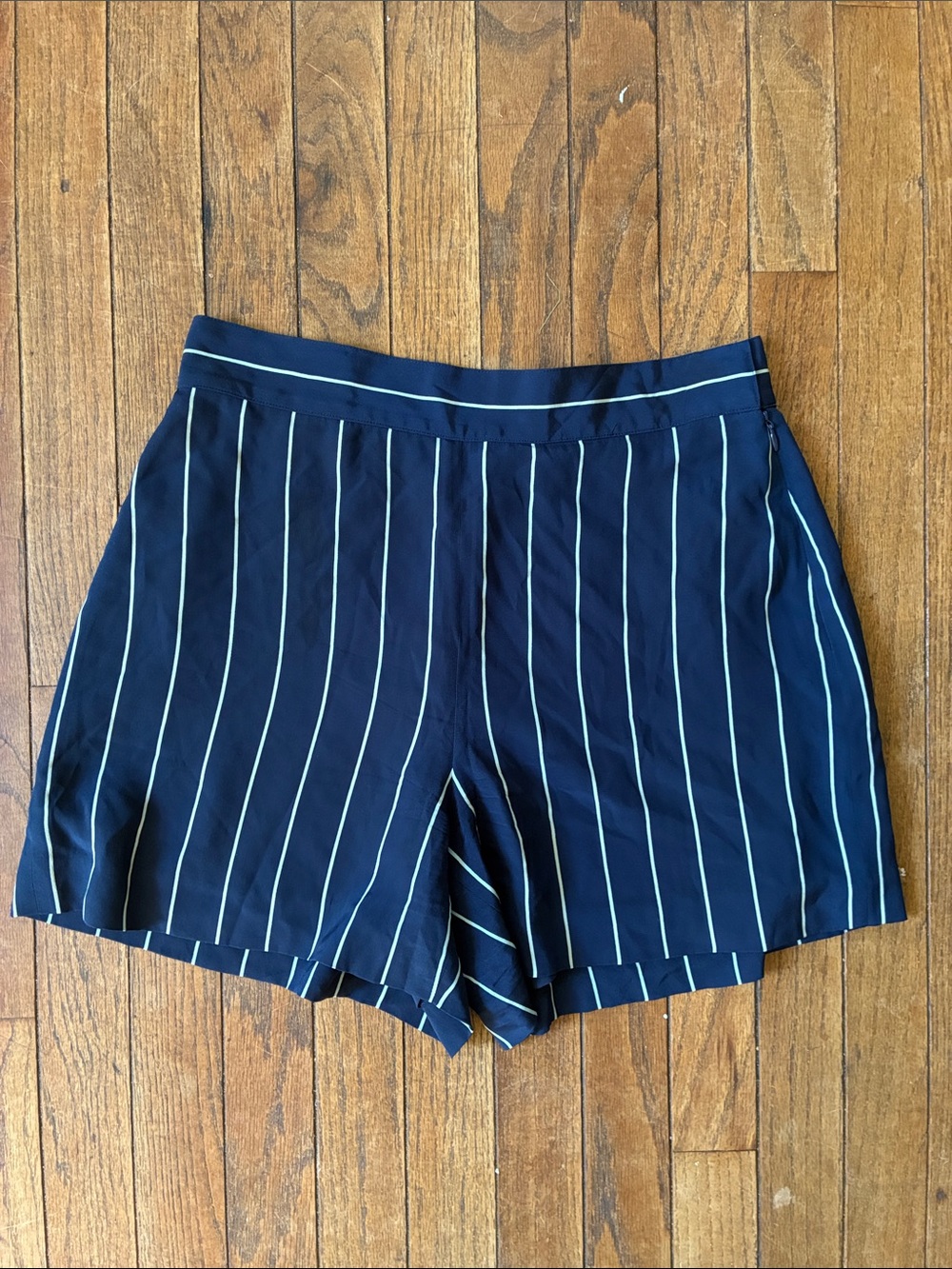 Polo by Ralph Lauren Navy and White Pinstripe Bermuda Shorts